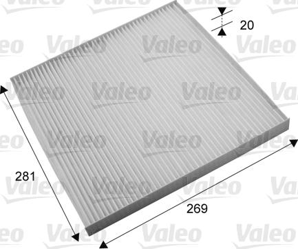 Valeo 715703 - Filter, interior air www.parts5.com