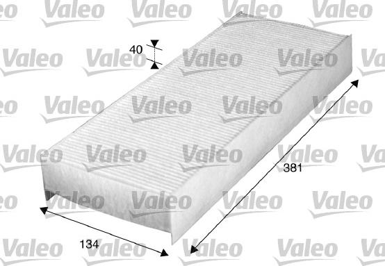 Valeo 716010 - Filter, interior air www.parts5.com