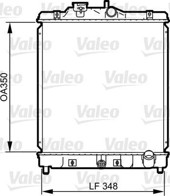 Valeo 734117 - Hladnjak, hlađenje motora www.parts5.com