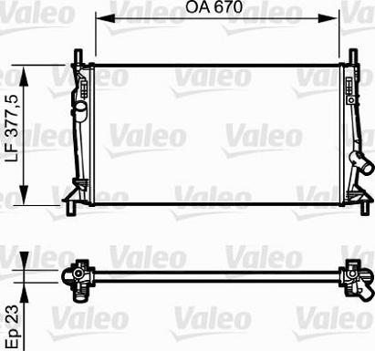 Valeo 734320 - Chladič motora www.parts5.com