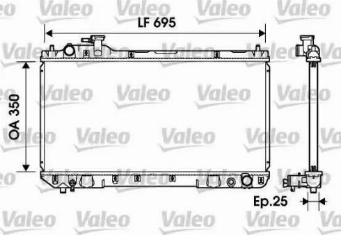 KOYORAD PL010673 - Chladič, chlazení motoru www.parts5.com