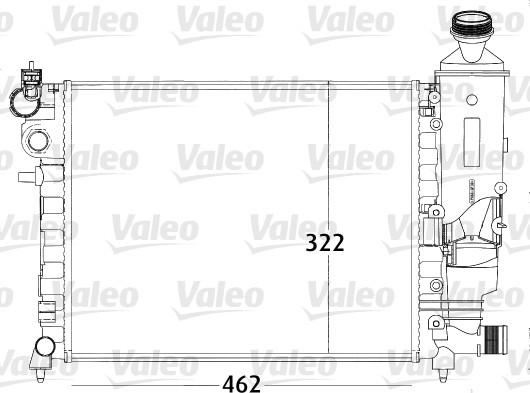 Valeo 731498 - Radiator, engine cooling www.parts5.com