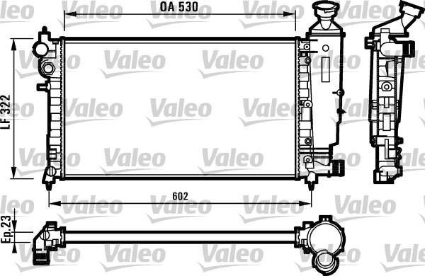 Valeo 731526 - Jäähdytin,moottorin jäähdytys www.parts5.com