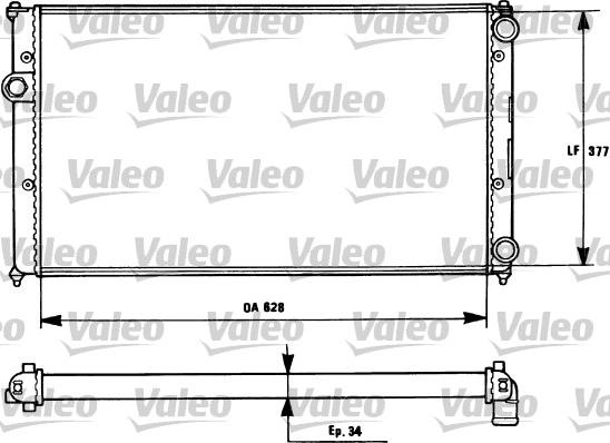 Valeo 731265 - Radiador, refrigeración del motor www.parts5.com