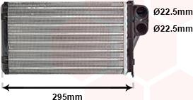 Van Wezel 40006240 - Schimbator caldura, incalzire habitaclu www.parts5.com