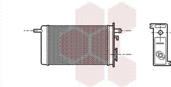 Van Wezel 43006096 - Heat Exchanger, interior heating www.parts5.com