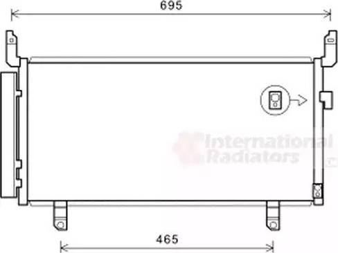 KOYORAD CD090774 - Condenser, air conditioning www.parts5.com