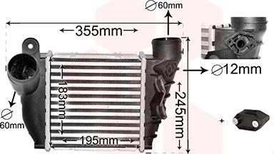 Van Wezel 58004200 - Intercooler, compresor www.parts5.com