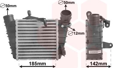 Van Wezel 58004213 - Intercooler, compresor www.parts5.com