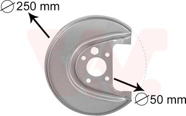 Van Wezel 5888373 - Splash Panel, guard, brake disc www.parts5.com