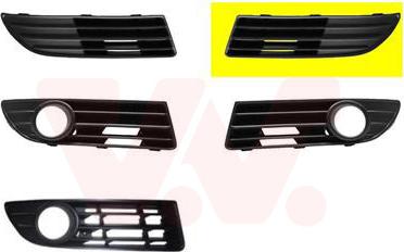 Van Wezel 5828591 - Ventilation Grille, bumper parts5.com