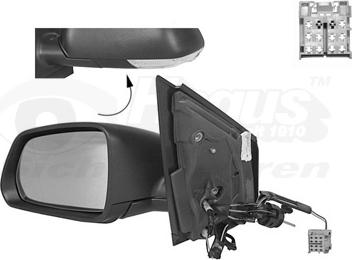 Van Wezel 5828803 - Outside Mirror www.parts5.com