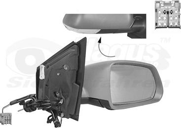 Van Wezel 5828814 - Retrovisor exterior www.parts5.com