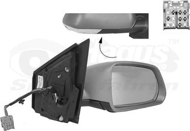 Van Wezel 5828818 - Oglinda exterioara www.parts5.com