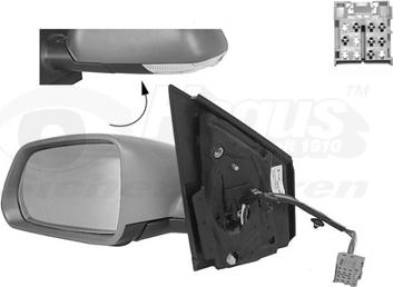 Van Wezel 5828817 - Oglinda exterioara www.parts5.com