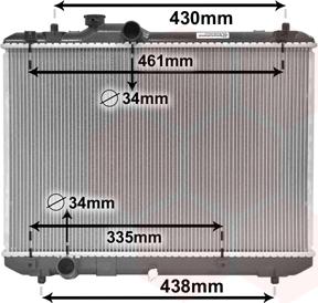 Van Wezel 52002083 - Radiator, engine cooling www.parts5.com