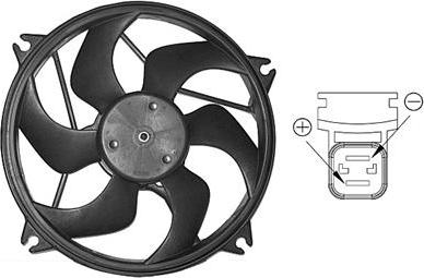 Van Wezel 0904746 - Fan, radiator www.parts5.com