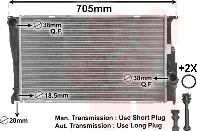 Van Wezel 06002293 - Radiator, racire motor www.parts5.com