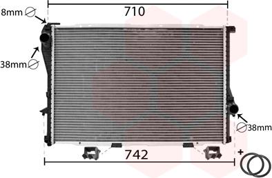 Van Wezel 06002233 - Radiator, engine cooling parts5.com