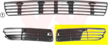 Van Wezel 0323503 - Ventilation Grille, bumper www.parts5.com