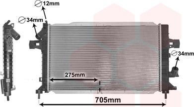 Van Wezel 37002383 - Radiator, racire motor www.parts5.com