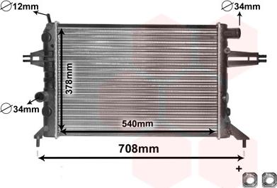 Van Wezel 37002272 - Radiaator,mootorijahutus www.parts5.com