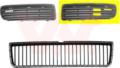 Van Wezel 7621591 - Ventilation Grille, bumper www.parts5.com