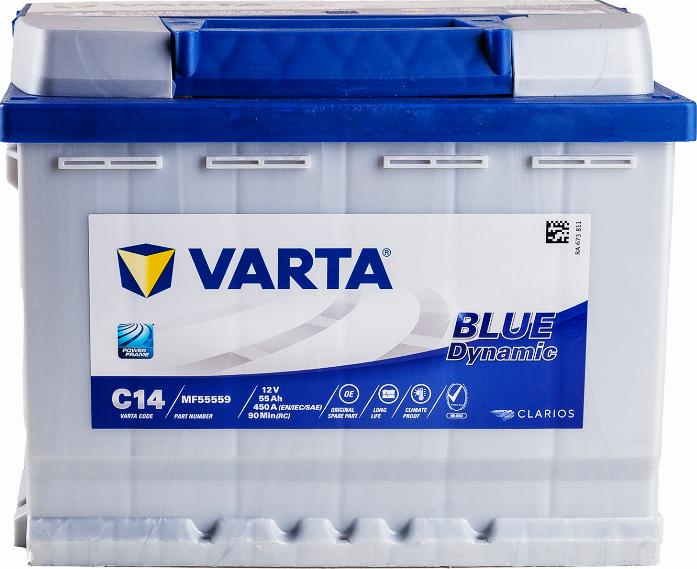 Varta 5564000483122 - Starter Battery www.parts5.com