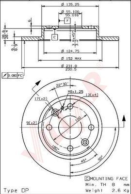 ATE 24.0109-0127.1 - Brake Disc www.parts5.com