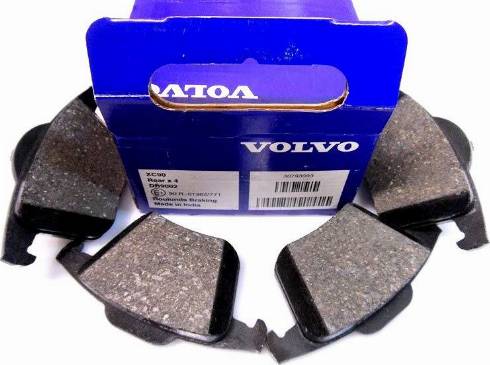 Volvo 30793093 - Brake Pad Set, disc brake www.parts5.com