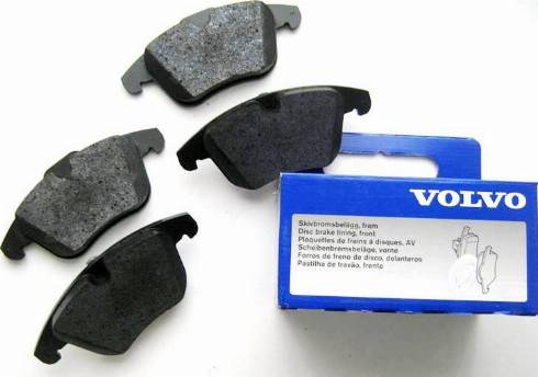 Volvo 30793857 - Sada brzdových platničiek kotúčovej brzdy www.parts5.com