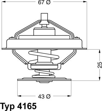 WAHLER 416579D - Termostat, rashladna tečnost www.parts5.com