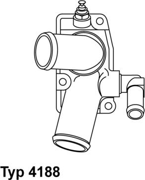 WAHLER 4188.92D - Termostat, rashladna tečnost www.parts5.com