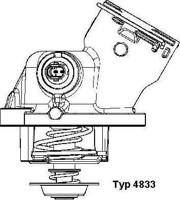 WAHLER 4833.100D - Termostat, hladilno sredstvo www.parts5.com