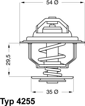 WAHLER 4255.87D - Thermostat d'eau www.parts5.com