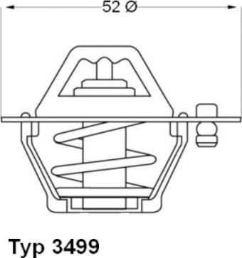 WAHLER 3499.88D - Termostato, refrigerante www.parts5.com