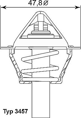 WAHLER 3457.90D - Termostat, hladilno sredstvo www.parts5.com