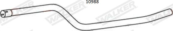 Walker 10988 - Exhaust Pipe www.parts5.com