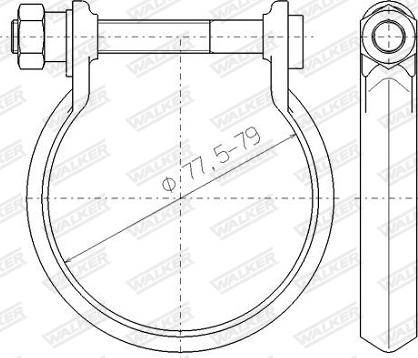 Walker 80477 - Pipe Connector, exhaust system www.parts5.com