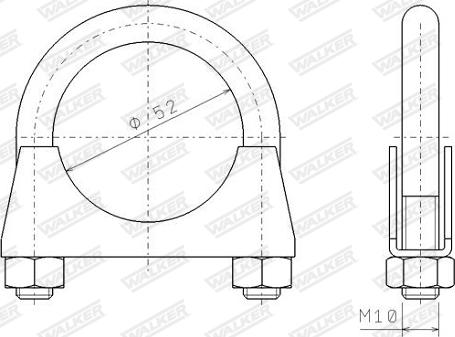 Walker 82325 - Pipe Connector, exhaust system www.parts5.com