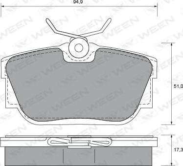 INTERBRAKE DP41340 - Komplet kočnih obloga, disk kočnica www.parts5.com