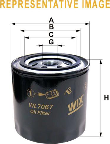 WIX Filters WL7233 - Filtru ulei www.parts5.com