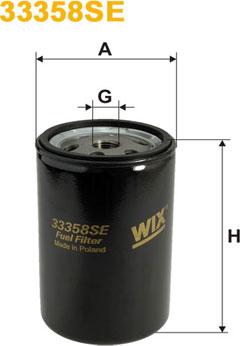 WIX Filters 33358SE - Kütusefilter www.parts5.com