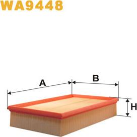 WIX Filters WA9448 - Filter za vazduh www.parts5.com