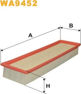 WIX Filters WA9452 - Air Filter www.parts5.com