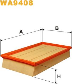 WIX Filters WA9408 - Luftfilter www.parts5.com
