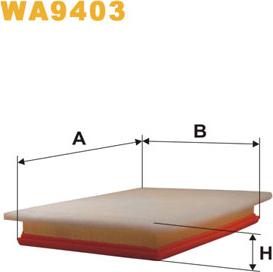 WIX Filters WA9403 - Filtru aer www.parts5.com