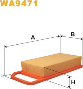 WIX Filters WA9471 - Воздушный фильтр www.parts5.com