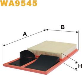 WIX Filters WA9545 - Filtru aer www.parts5.com