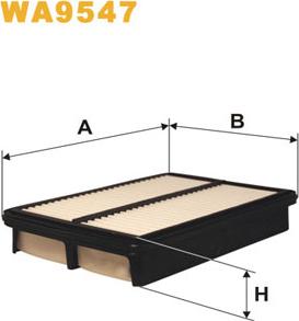 WIX Filters WA9547 - Air Filter parts5.com